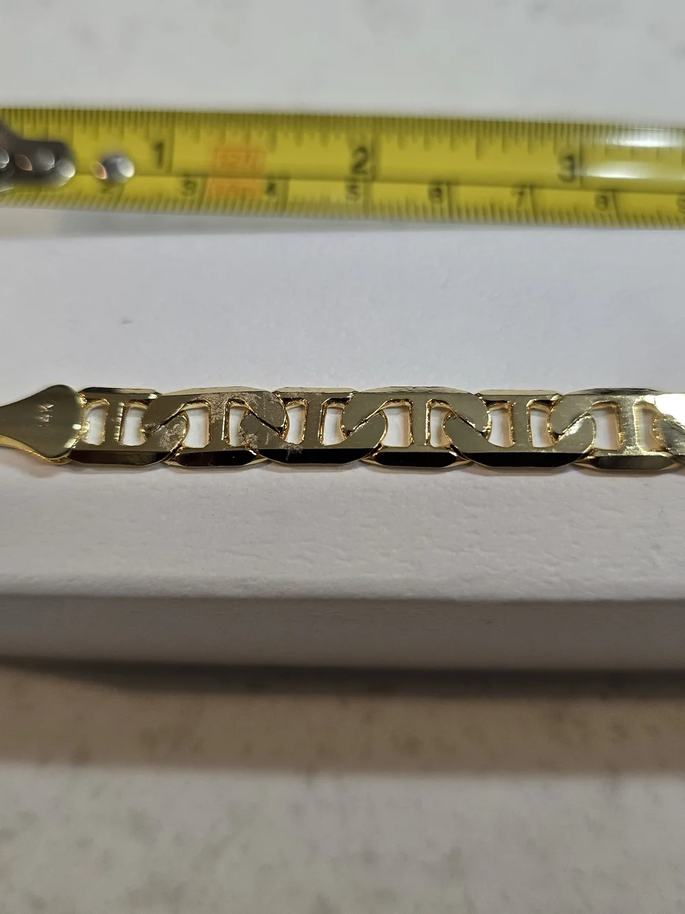 Gold Mariner  Link Chain Bracelet